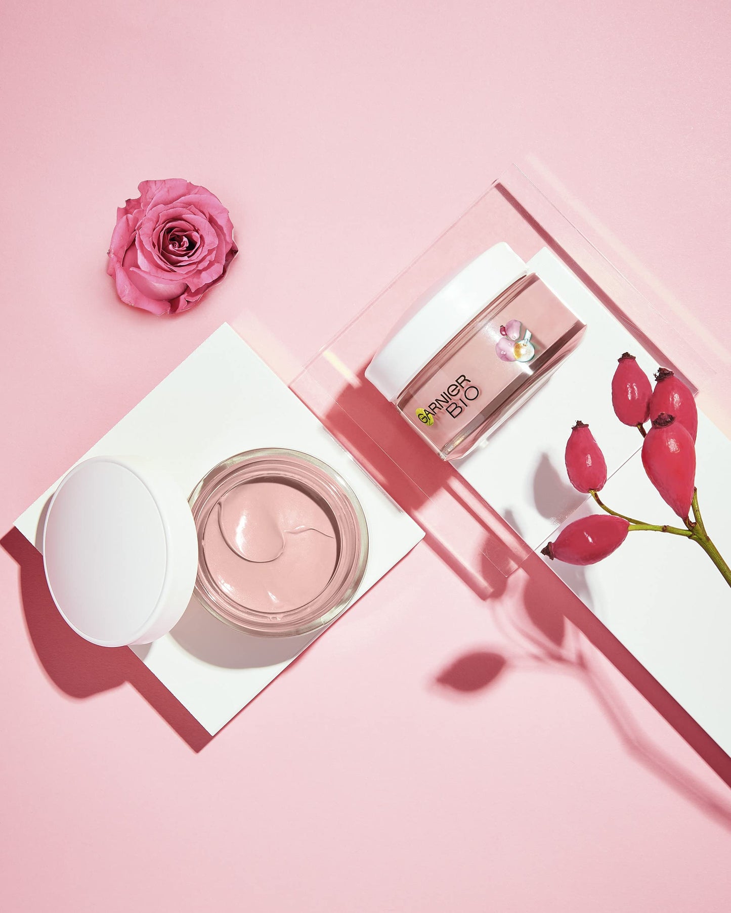 Garnier Bio Rosy Glow 3-in-1 Rose Cream 50ml - Youthful Glow