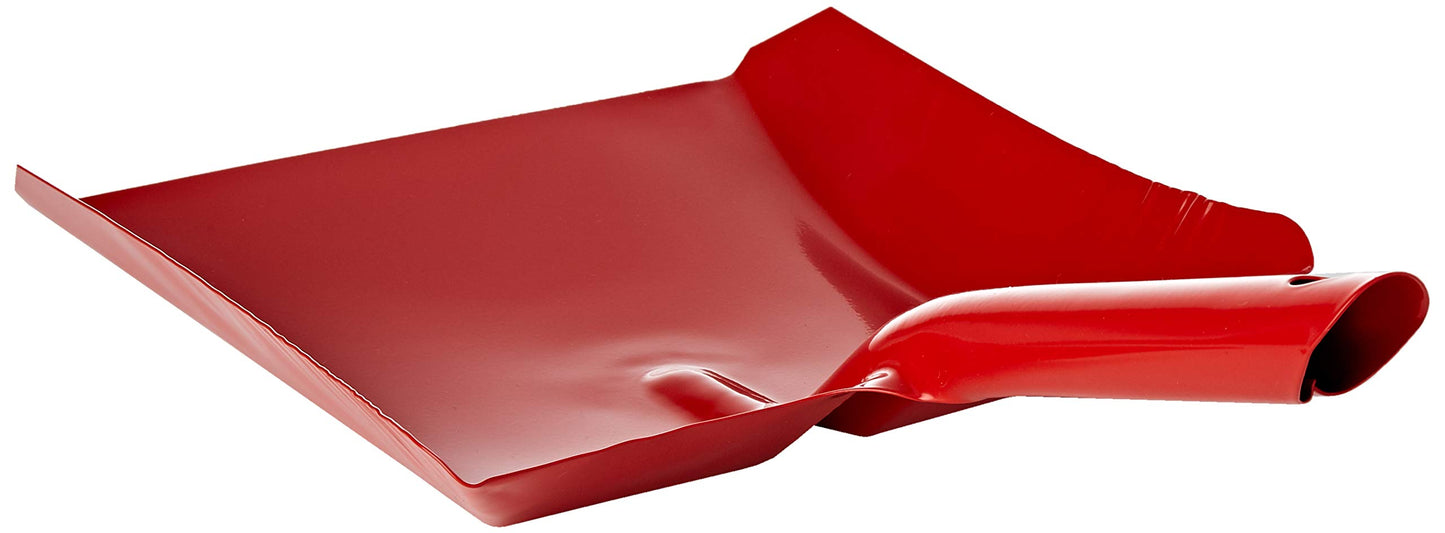 Stanley Metal Dust Shovel in Red 40cm, Heavy Duty Multi Purpose