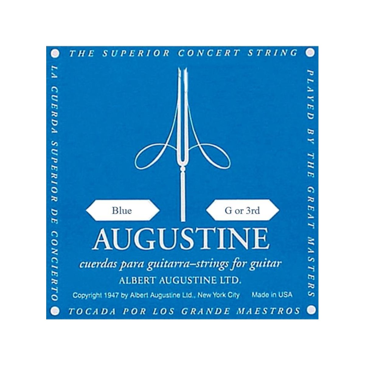 Augustine 3rd String Black Classical Guitar Nylon String