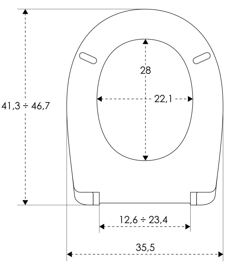 King Seat Slow Close Toilet Seat in White - Premium Italian Comfort