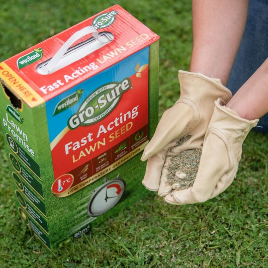 Gro-Sure Fast Acting Grass Lawn Seed 80m2 2.4kg