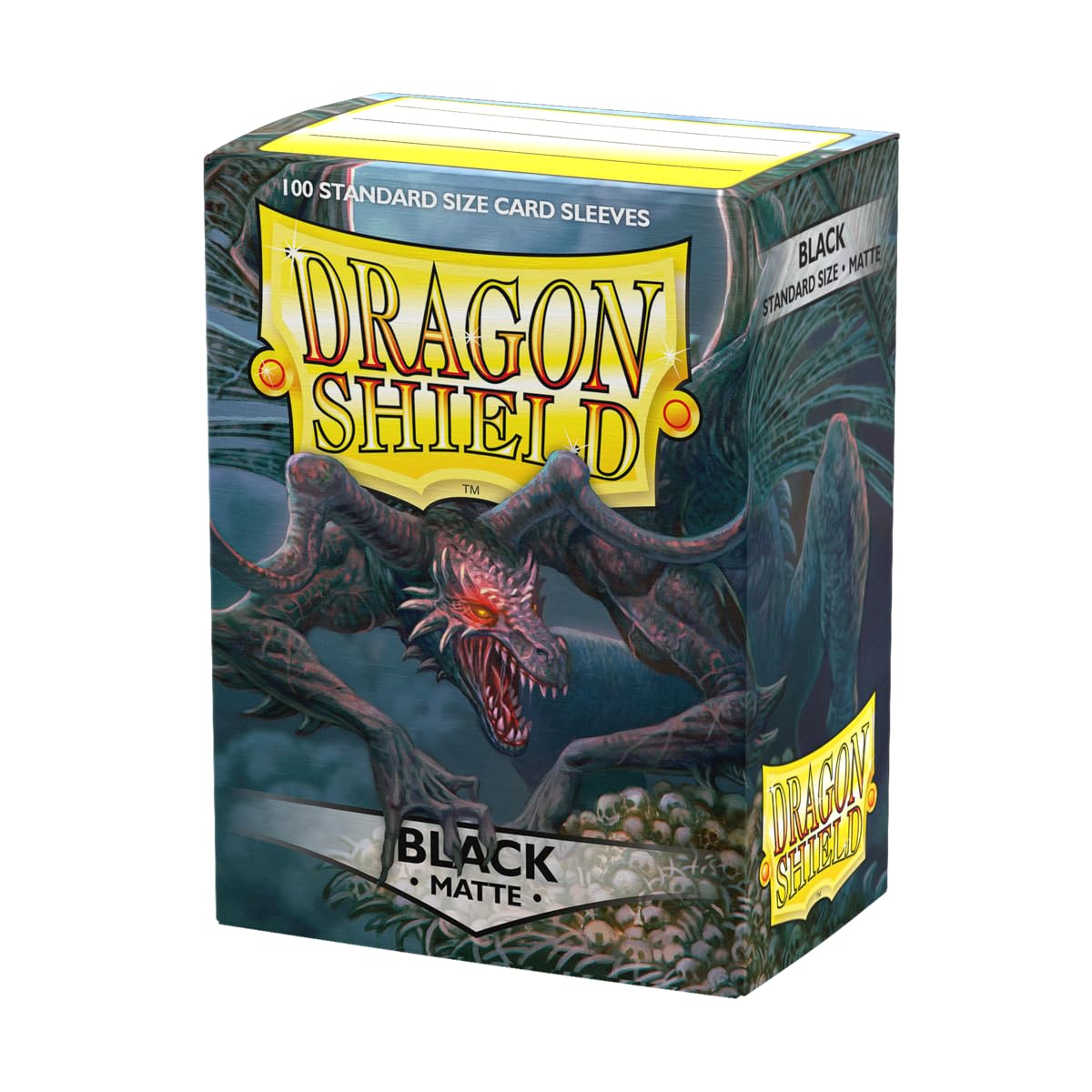 Dragon Shield 11002 M Matte Black Standard Size Card Sleeves 100pk