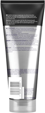 John Frieda Shimmering Silver Conditioner 250ml for Dull Grey / White Hair