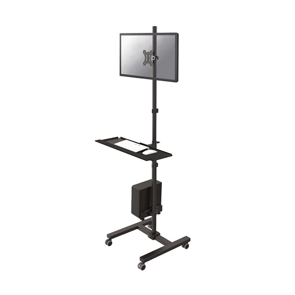 Neomounts FPMA-MOBILE1700 Floor Stand Mobile Workplace Desk in Black