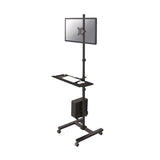 Neomounts FPMA-MOBILE1700 Floor Stand Mobile Workplace Desk in Black