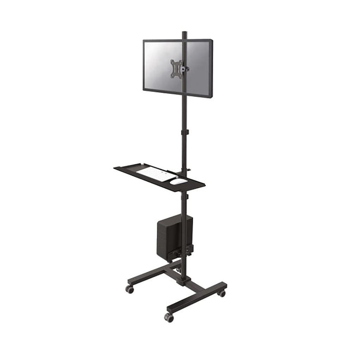 Neomounts FPMA-MOBILE1700 Floor Stand Mobile Workplace Desk in Black
