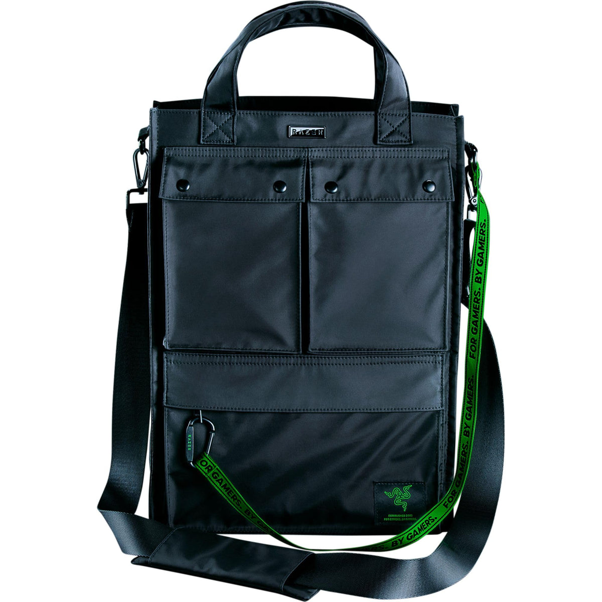 Razer Xanthus Black Tote Bag - Luxury Padded Laptop Compartment Carry-Case 16"