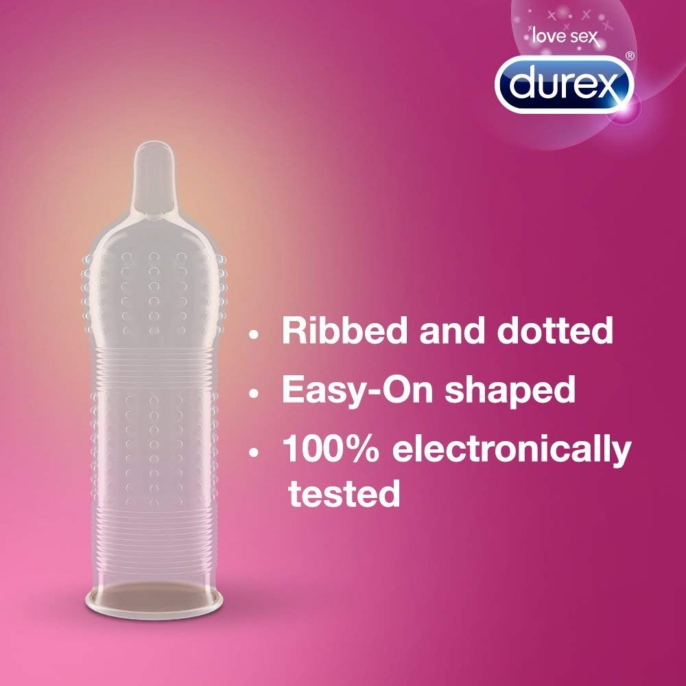Durex Pleasure Me Condoms - 24 Bundle Pack for Ultimate Sensation