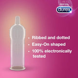 Durex Pleasure Me Condoms - 24 Bundle Pack for Ultimate Sensation