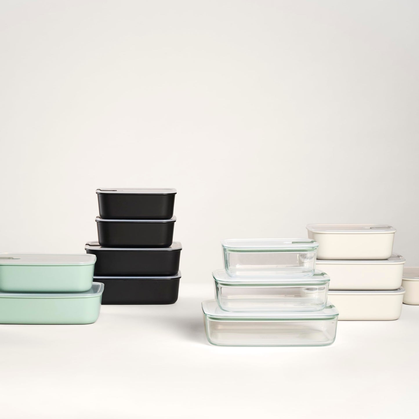 Mepal EasyClip Food Container 1500ml Airtight and Leakproof - Nordic Green Sage