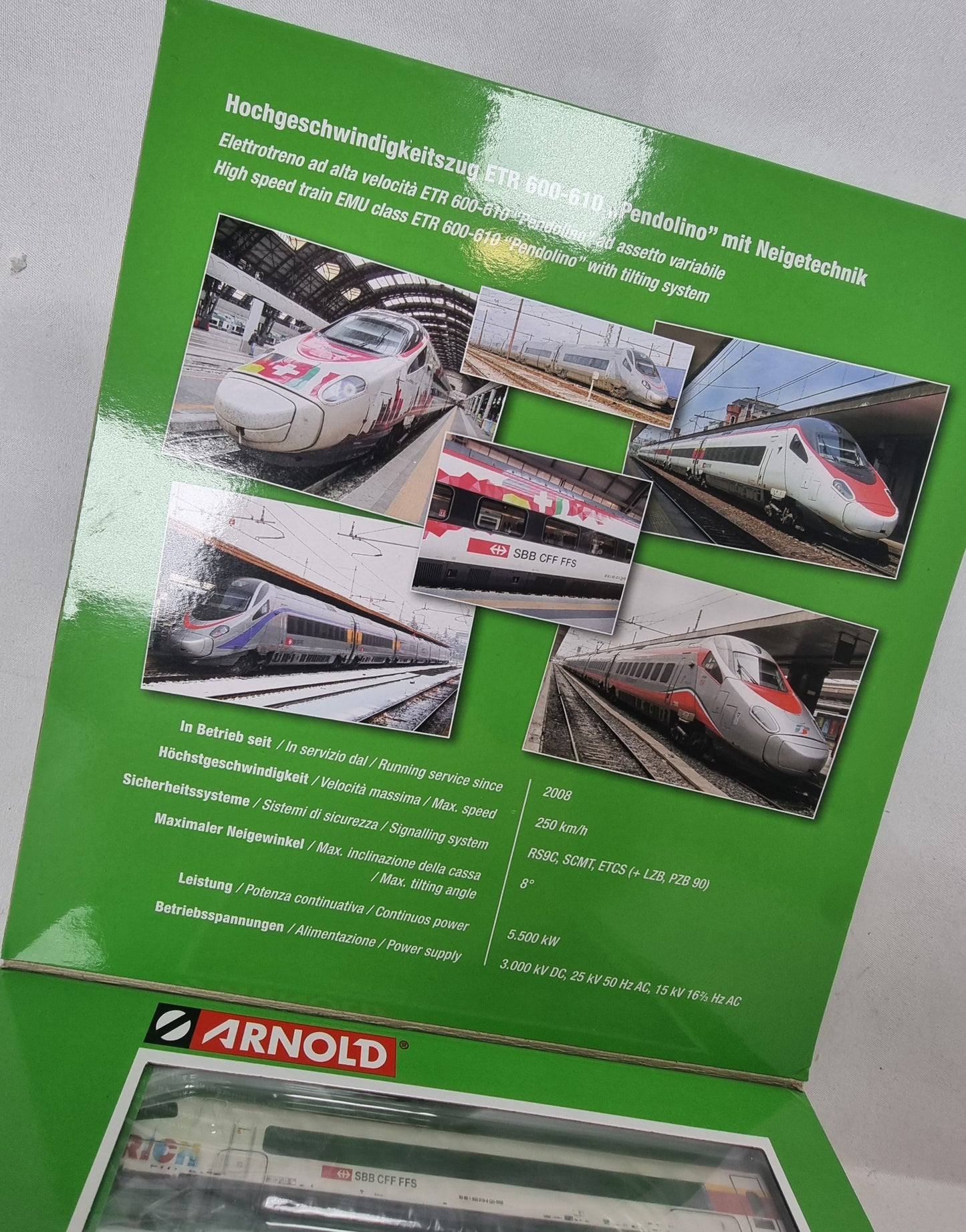 Arnold SBB RABe 503 Astoro 4-Unit Pack ECE 190 München-Zürich HN2567S