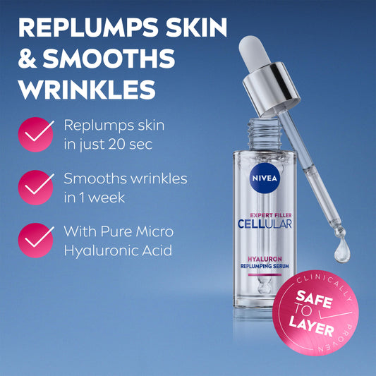 NIVEA Cellular Expert Filler Hyaluronic Acid Serum 30ml
