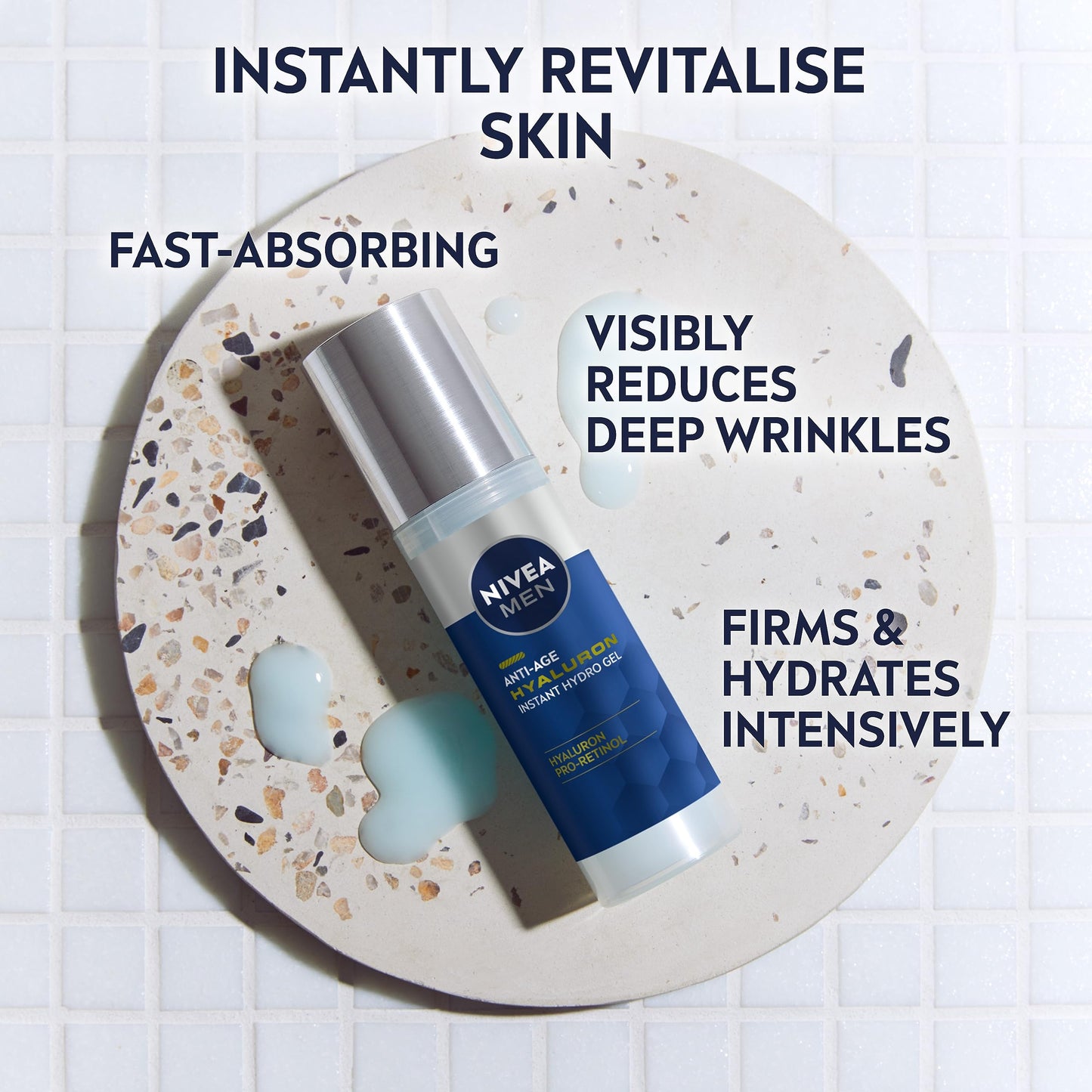 NIVEA MEN Anti-Age Hyaluron Face Moisturising Gel (50ml)