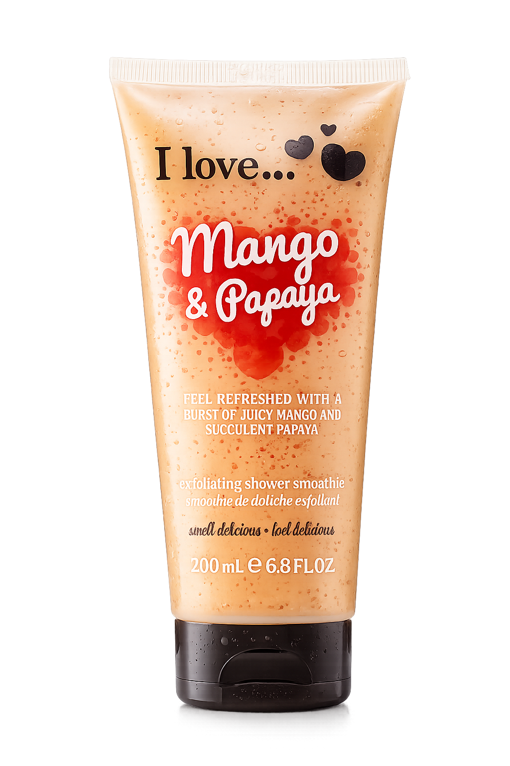 I LOVE Exfoliating Shower Smoothie Mango & Papaya Fruity Body Scrub 200ml