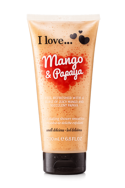 I LOVE Exfoliating Shower Smoothie Mango & Papaya Fruity Body Scrub 200ml