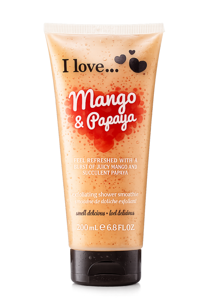 I LOVE Exfoliating Shower Smoothie Mango & Papaya Fruity Body Scrub 200ml