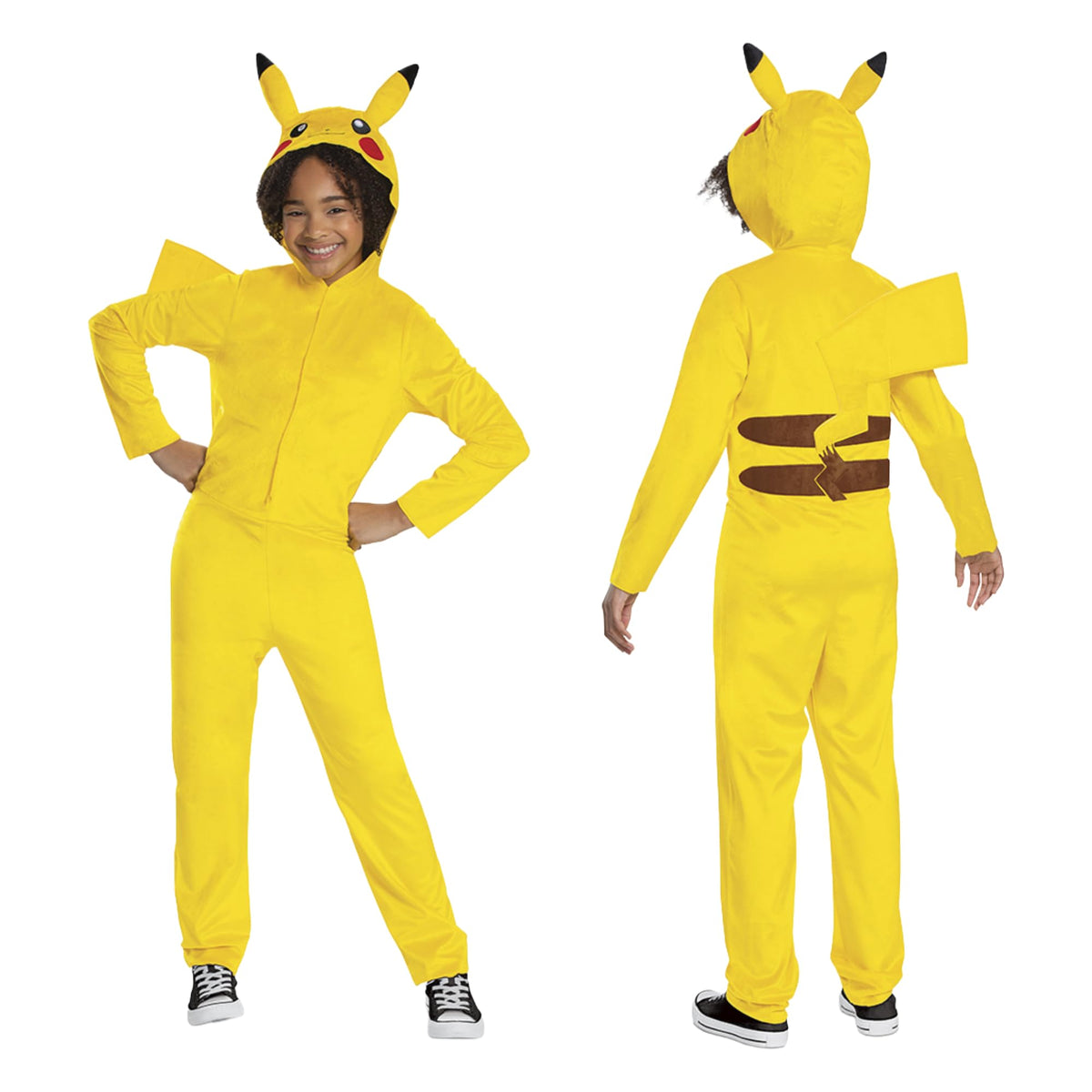 Pokémon Pikachu Jumpsuit Fancy Dress Costume for Kids 14-16