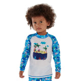Regatta Peppa Pig Baby George Rash Suit 12M Cool Aqua