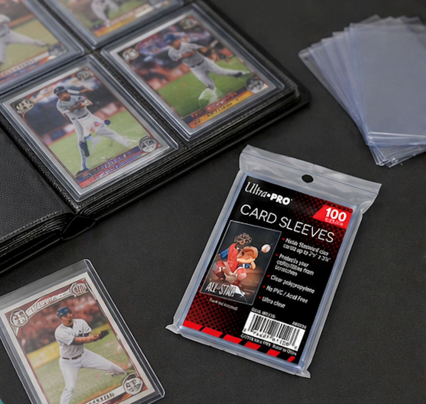 Ultra Pro 1000 Clear Soft Sleeves - 10 Packs Trading Card Protection, MTG/Sports/Pokemon