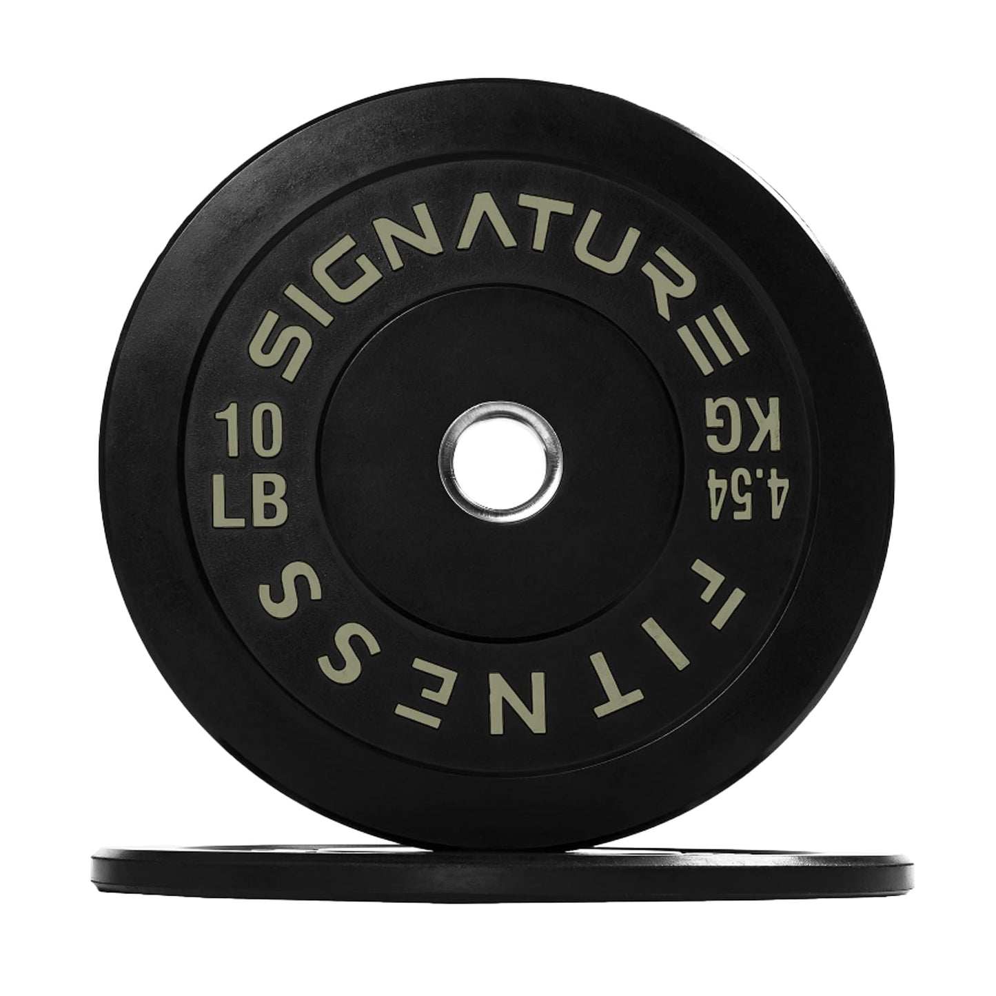 Black Signature Fitness 2" Olympic Bumper Plates 10LB Pair Bundle