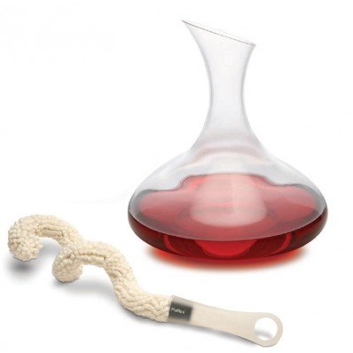 Pulltex Regular Transparent Wine Bottle Cooler Decanter & Cleaner