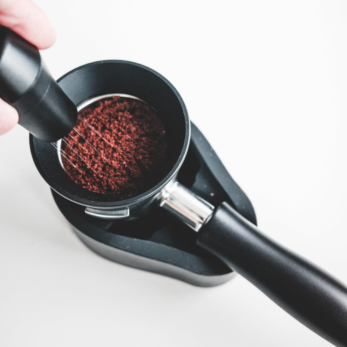 Normcore 51mm Magnetic Dosing Funnel Espresso Ring 18mm Black
