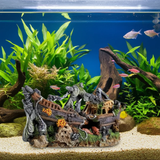 Extra Large Galleon Shipwreck Fish Tank Ornament 395x230mm - Large Aquarium Decoration