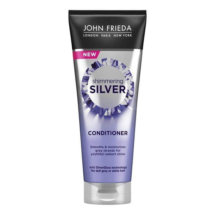 John Frieda Shimmering Silver Conditioner 250ml for Dull Grey / White Hair