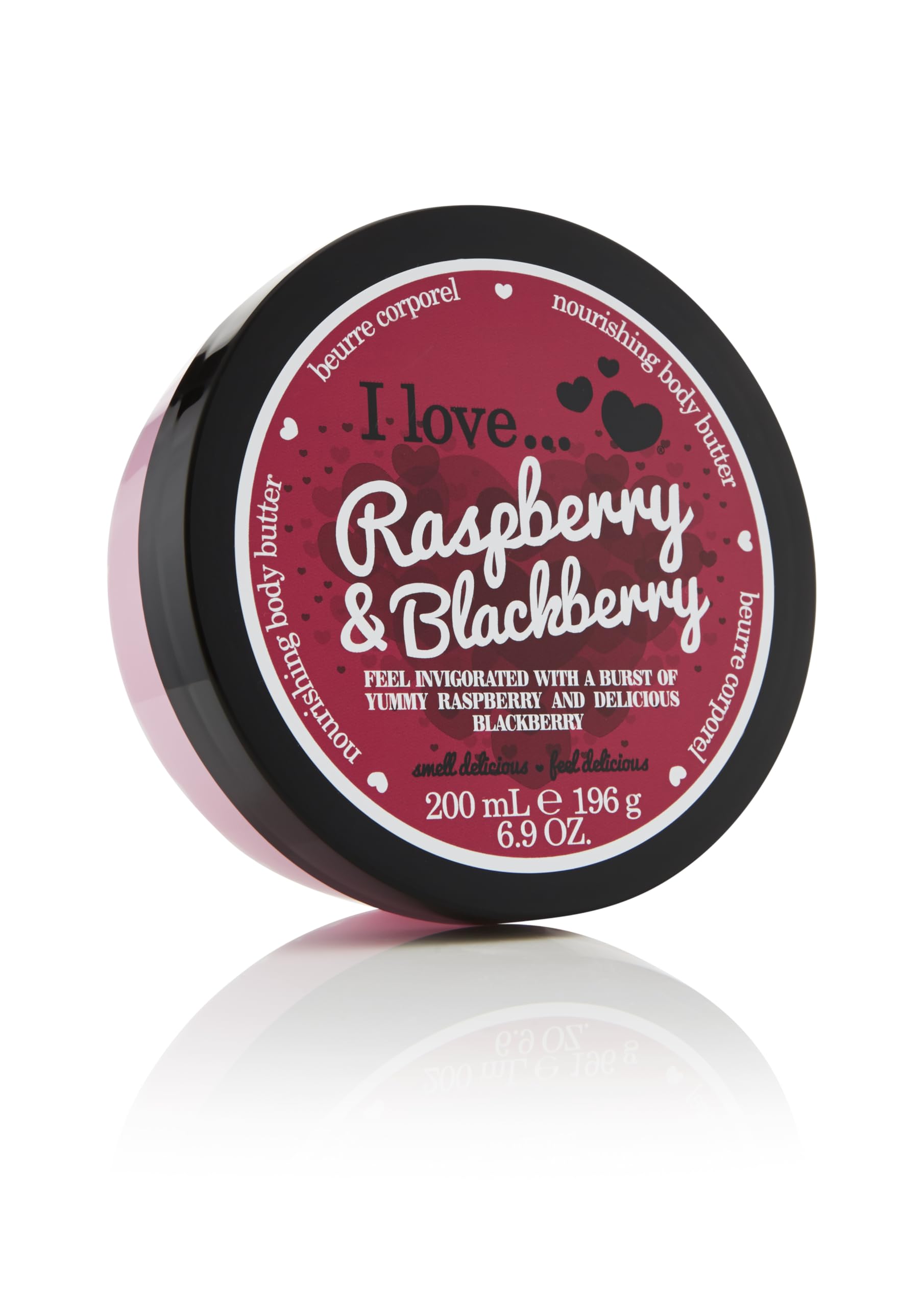 I LOVE Raspberry & Blackberry 4 Pack Bundle Fruity Hand & Body Care Pamper Set