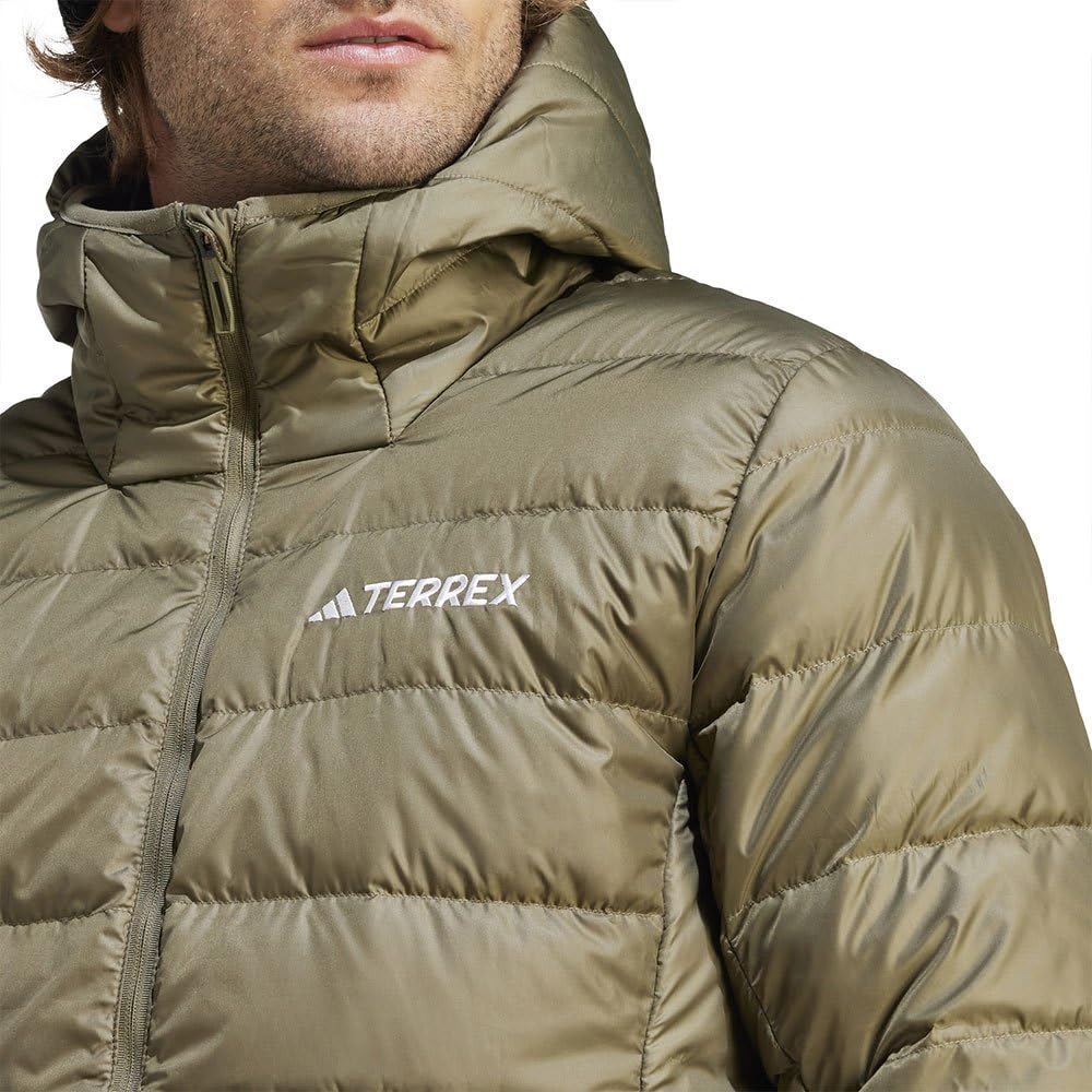Adidas Multi Down Jacket Men's Olive Strata Size M