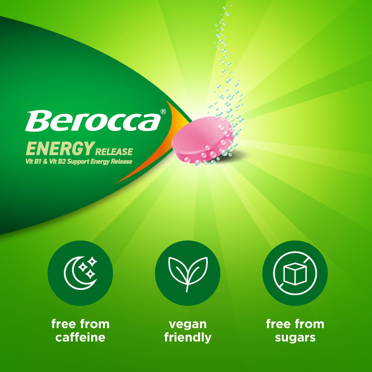 Berocca Vitamin C Effervescent Tablets 45 Pack Mixed Berries
