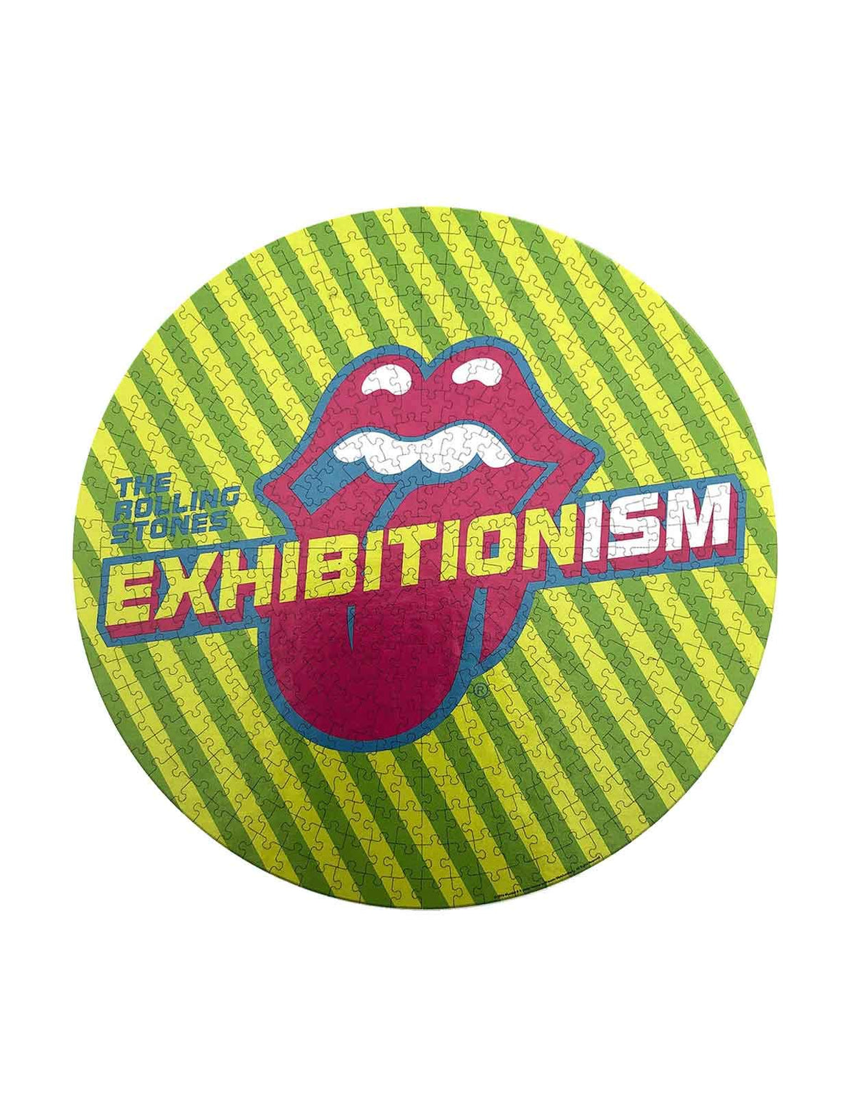 500 Piece Puzzle Exhibitionism Round - The Rolling Stones Edition