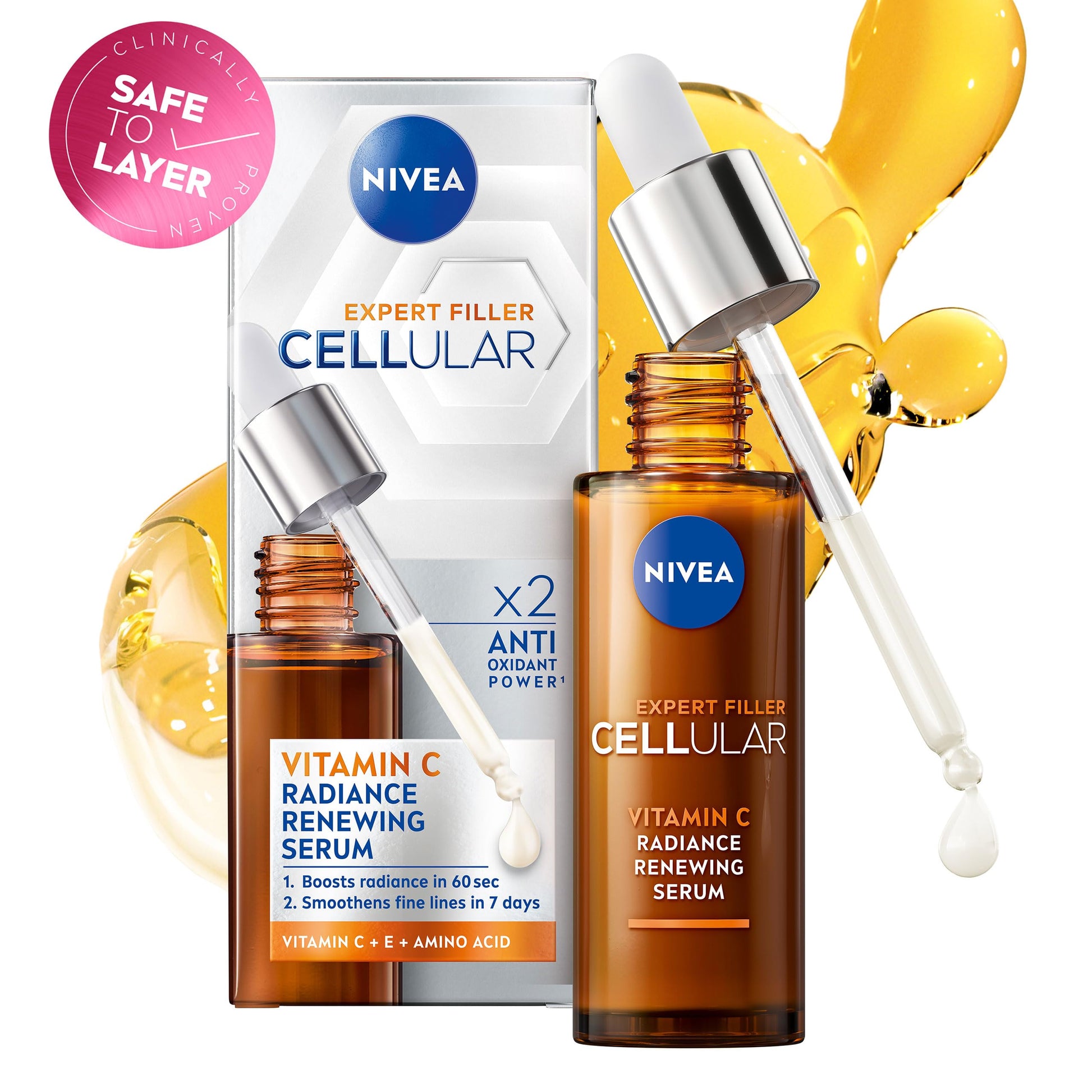 NIVEA Cellular Expert Vitamin C Serum 30ml | Anti-Ageing Radiance