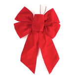 Rocky Mountain Goods Large Red Wired Christmas Wreath Bow 12" x 18"