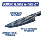 Blue Diamond 3 Piece Knife Set 20cm Chef 13cm Serrated 9cm Paring