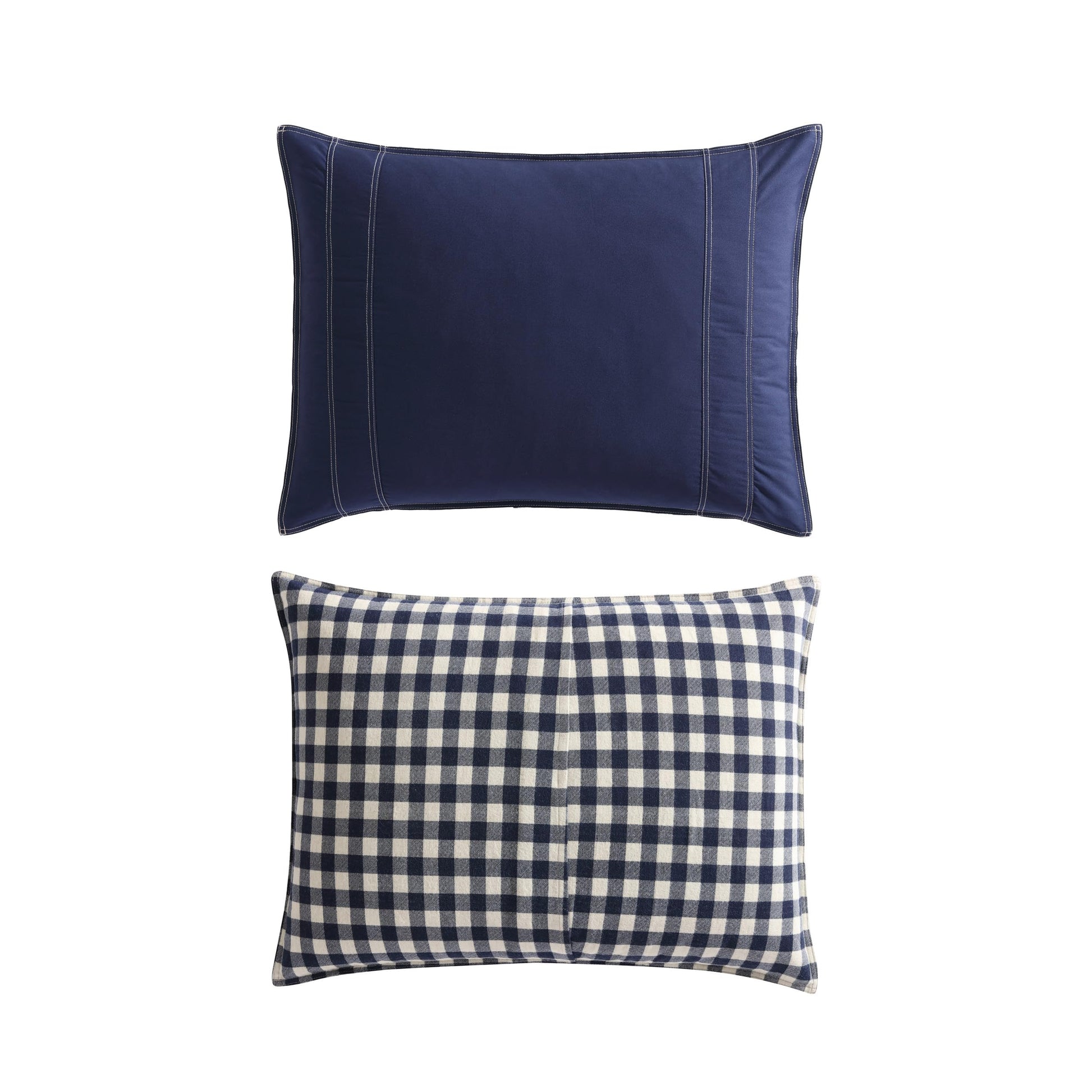 Eddie Bauer Kingston Reversible Comforter Set Full/Queen Navy