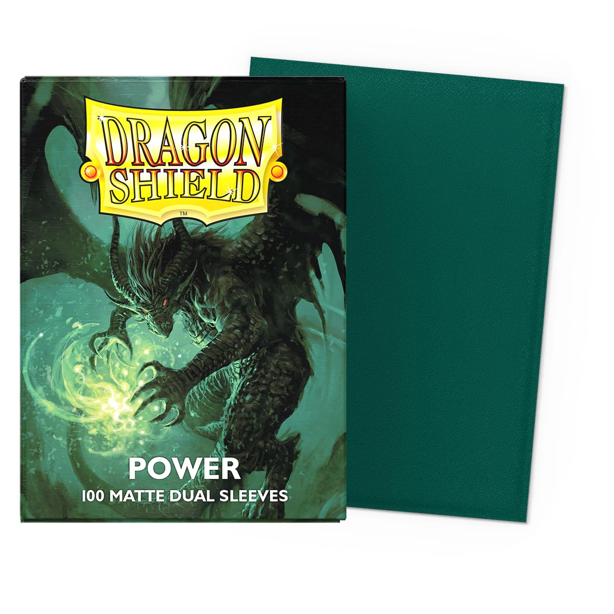 Dragon Shield Matte Dual Standard Size Card Sleeves 100 CT - Power