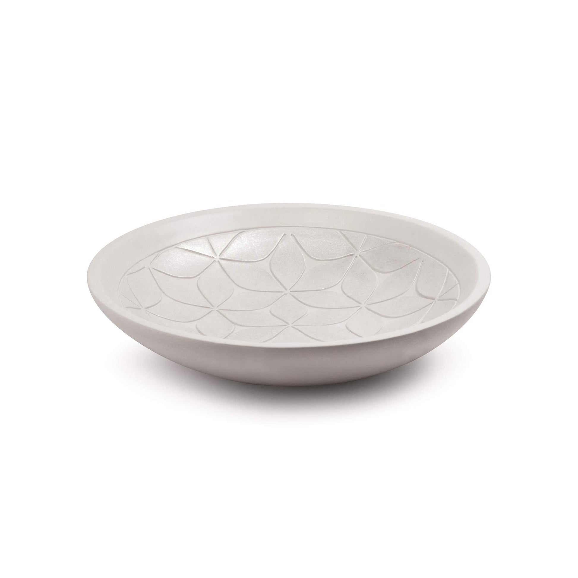 Egan Ceramic Centerpiece Ivory Small - Exclusive Home Décor