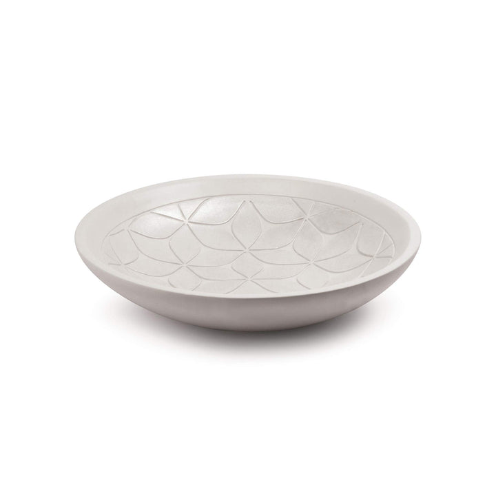 Egan Ceramic Centerpiece Ivory Small - Exclusive Home Décor