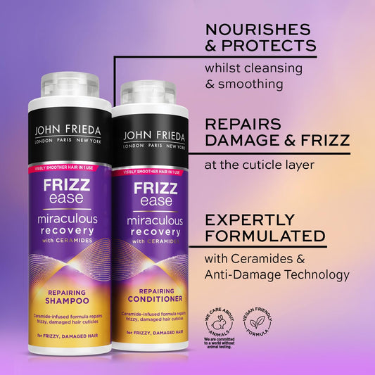 John Frieda Frizz Ease Miraculous Recovery Shampoo Conditioner Duo 2 X 500ml