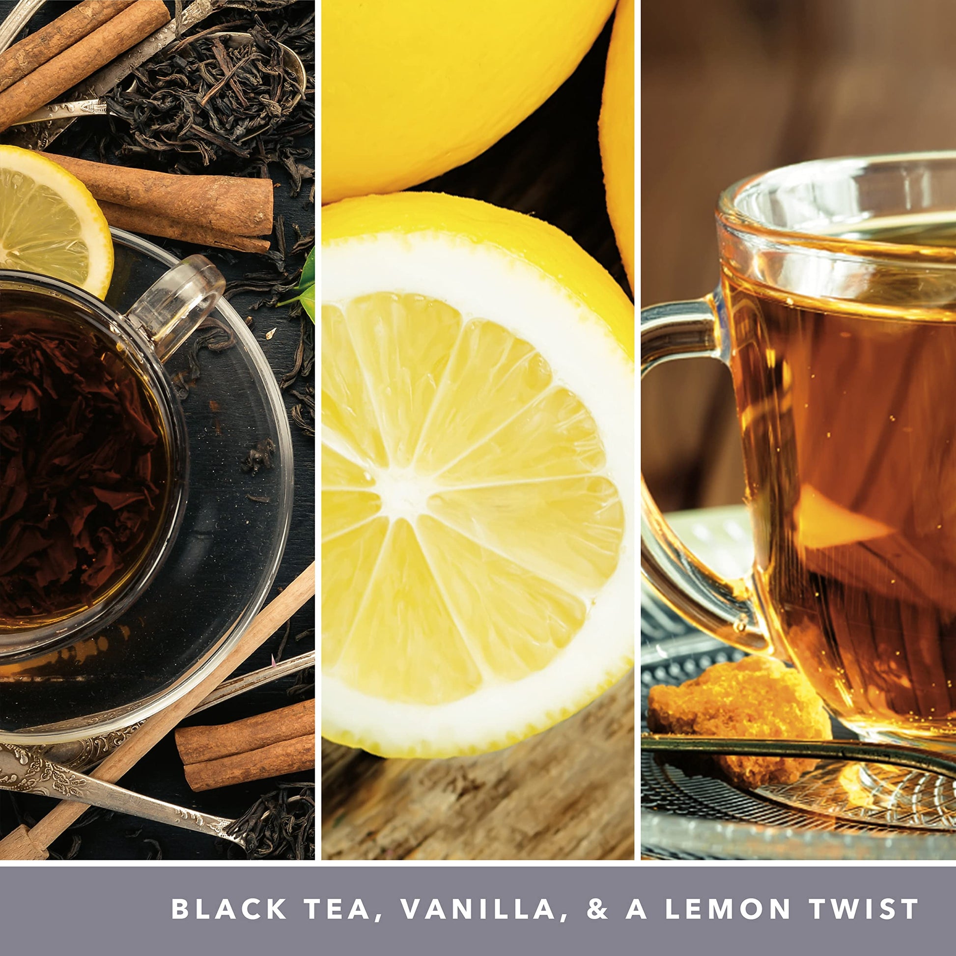 Yankee Candle Signature Large Scented Jar Candle - Black Tea & Lemon