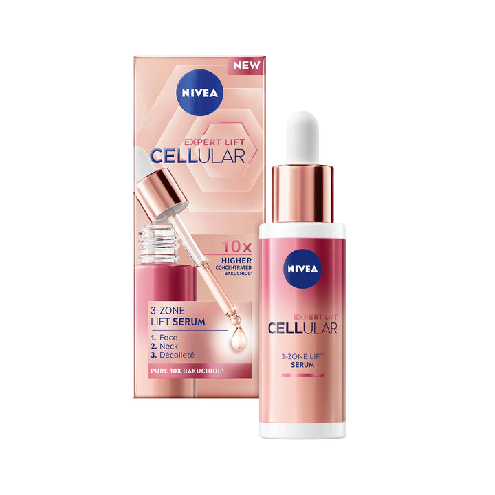 NIVEA Cellular Expert Bakuchiol Lifting Serum / Face Serum with Bakuchiol for Face & Neck