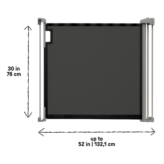 Ingenuity Thruway 52W Retractable Baby Gate with Tuck Away Mesh
