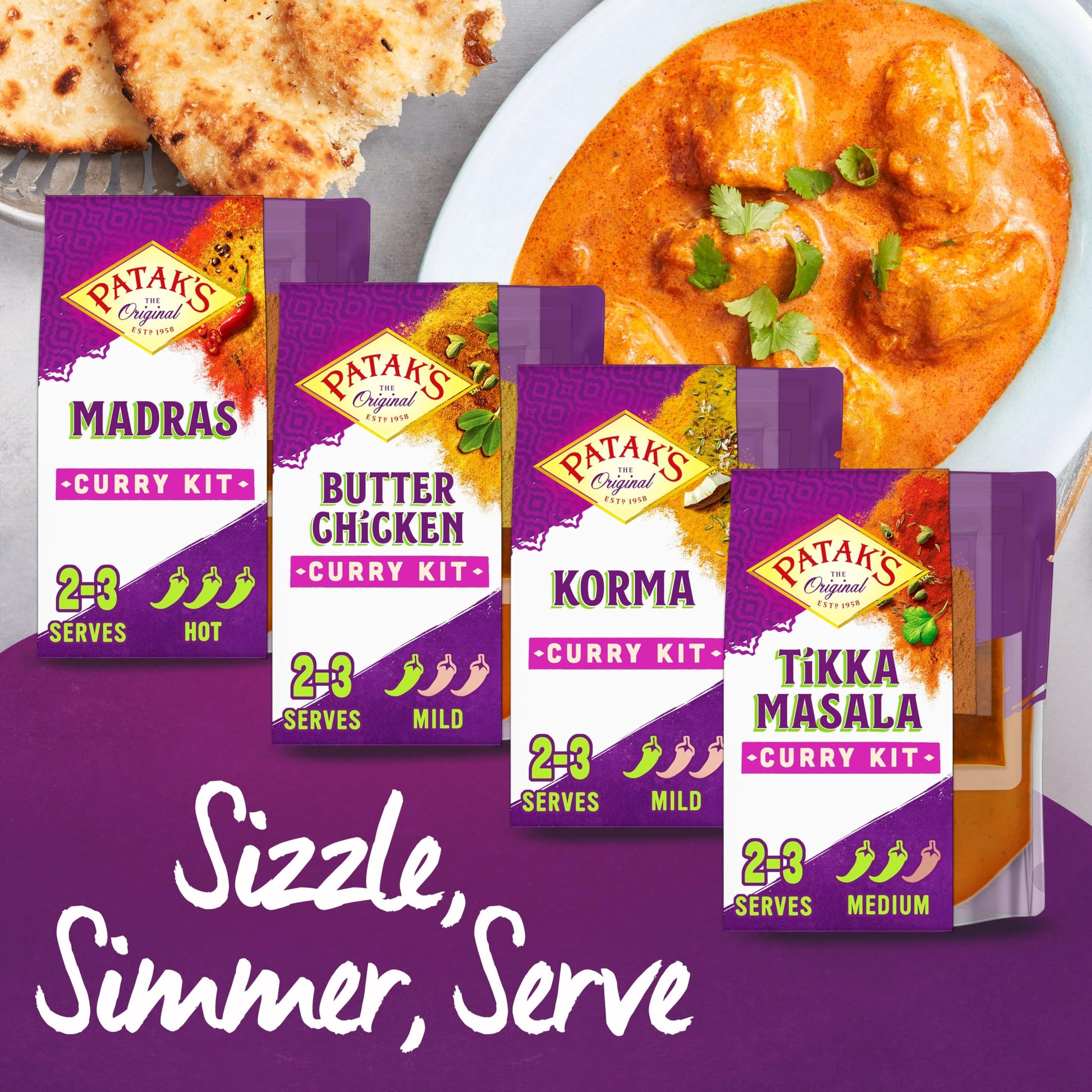 Patak's Tikka Masala Curry Kit 270g x 5 Pack