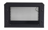 APC NetShelter 6U Wall-Mount Server Rack Steel Enclosure Cabinet in Black