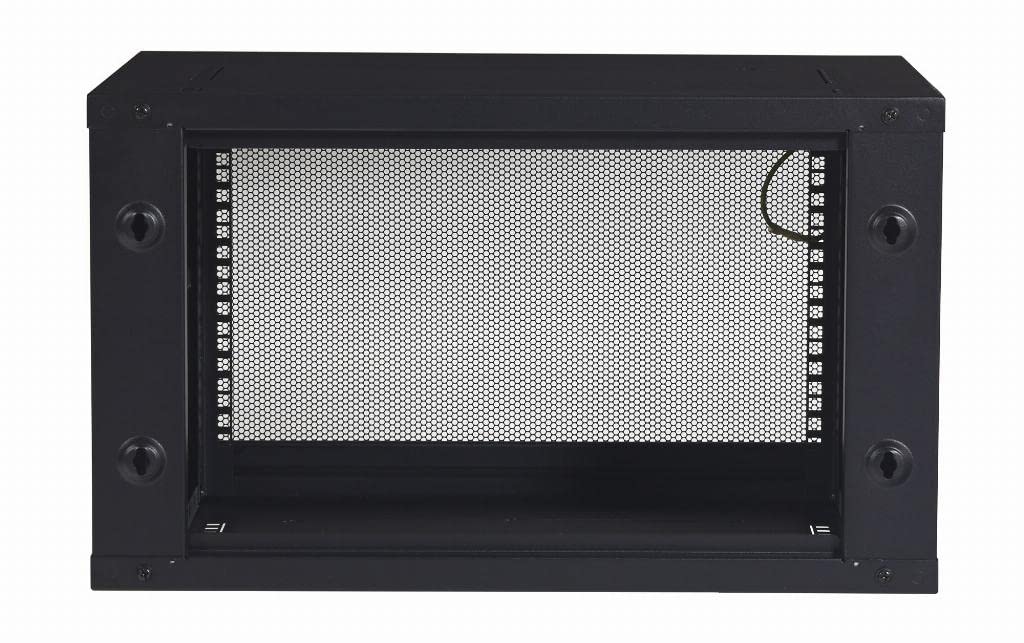 APC NetShelter 6U Wall-Mount Server Rack Steel Enclosure Cabinet in Black