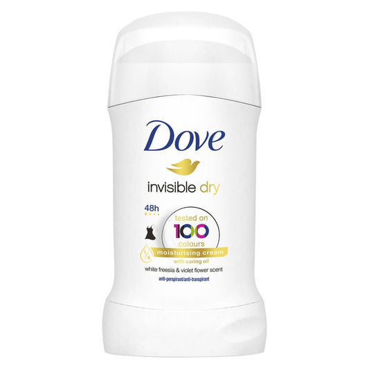 Dove Invisible Dry Deodorant Stick 40ml - 6 Pack
