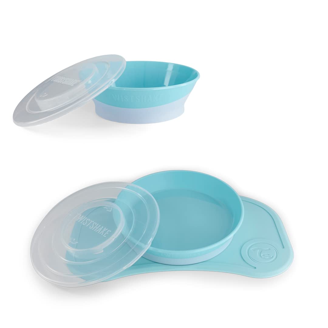 Twistshake Baby Tableware Set with Suction Bowl & Placemat