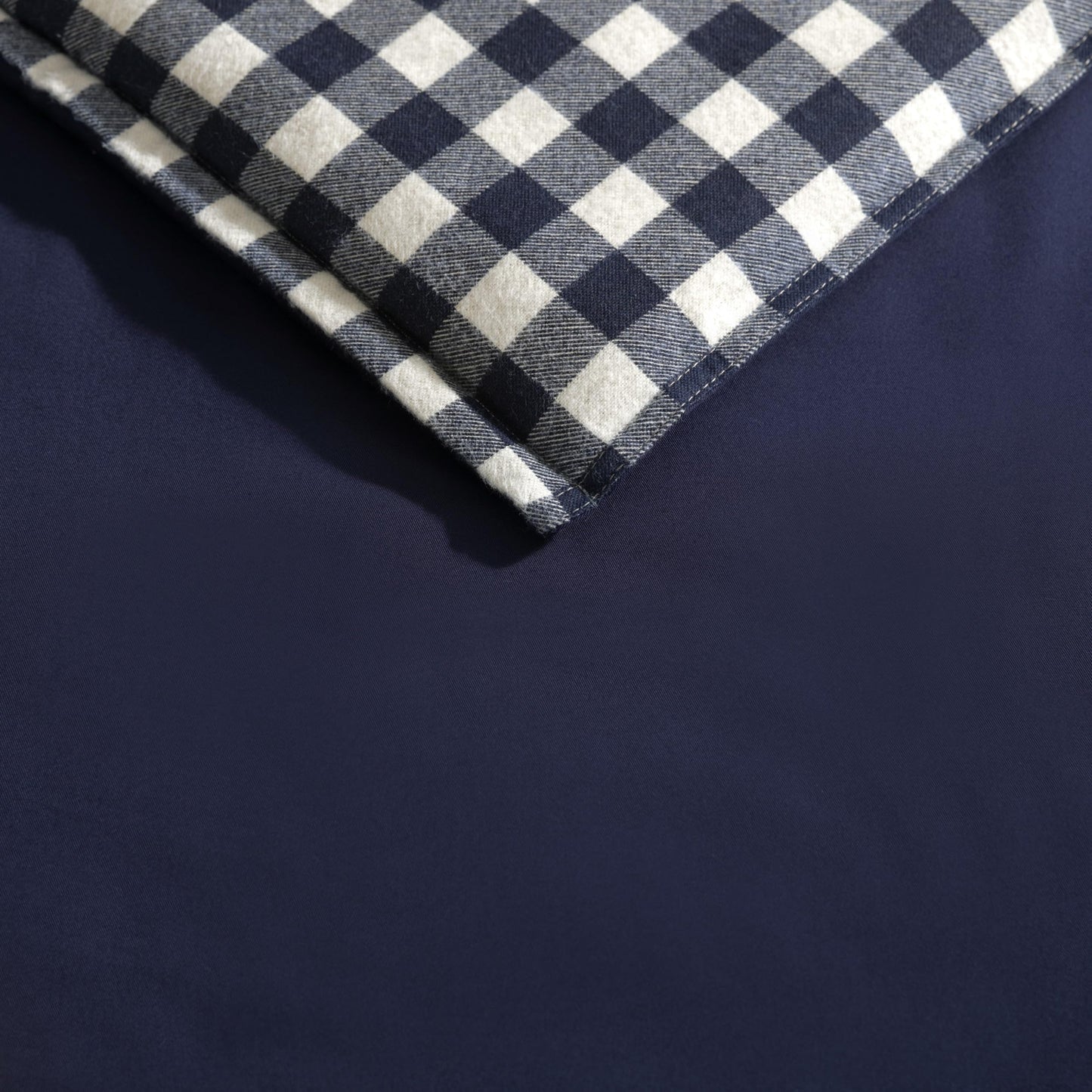 Eddie Bauer Kingston Reversible Comforter Set Full/Queen Navy