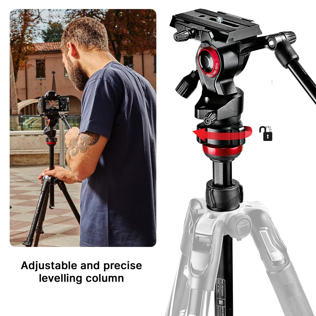 Manfrotto Befree Travel Lightweight Fluid Drag Video Tripod Kit